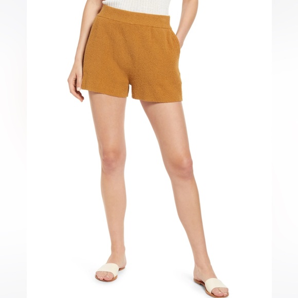 Madewell Pants - NWT Madewell Toffee Holmden Sweater Shorts Size Medium